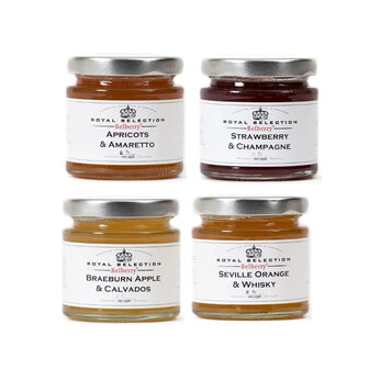 Voordeelpakket: Assortiment Luxury Preserves confituren &amp; jam van Belberry - 4x130 gr